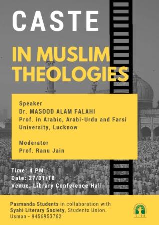 Caste in Muslim Theologies