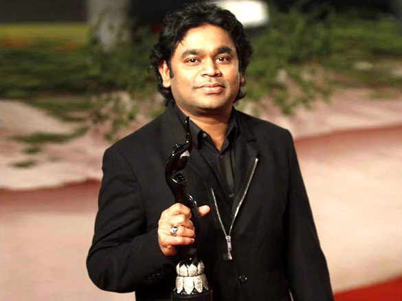 A.R.Rahman at 57th FF Awards with Award